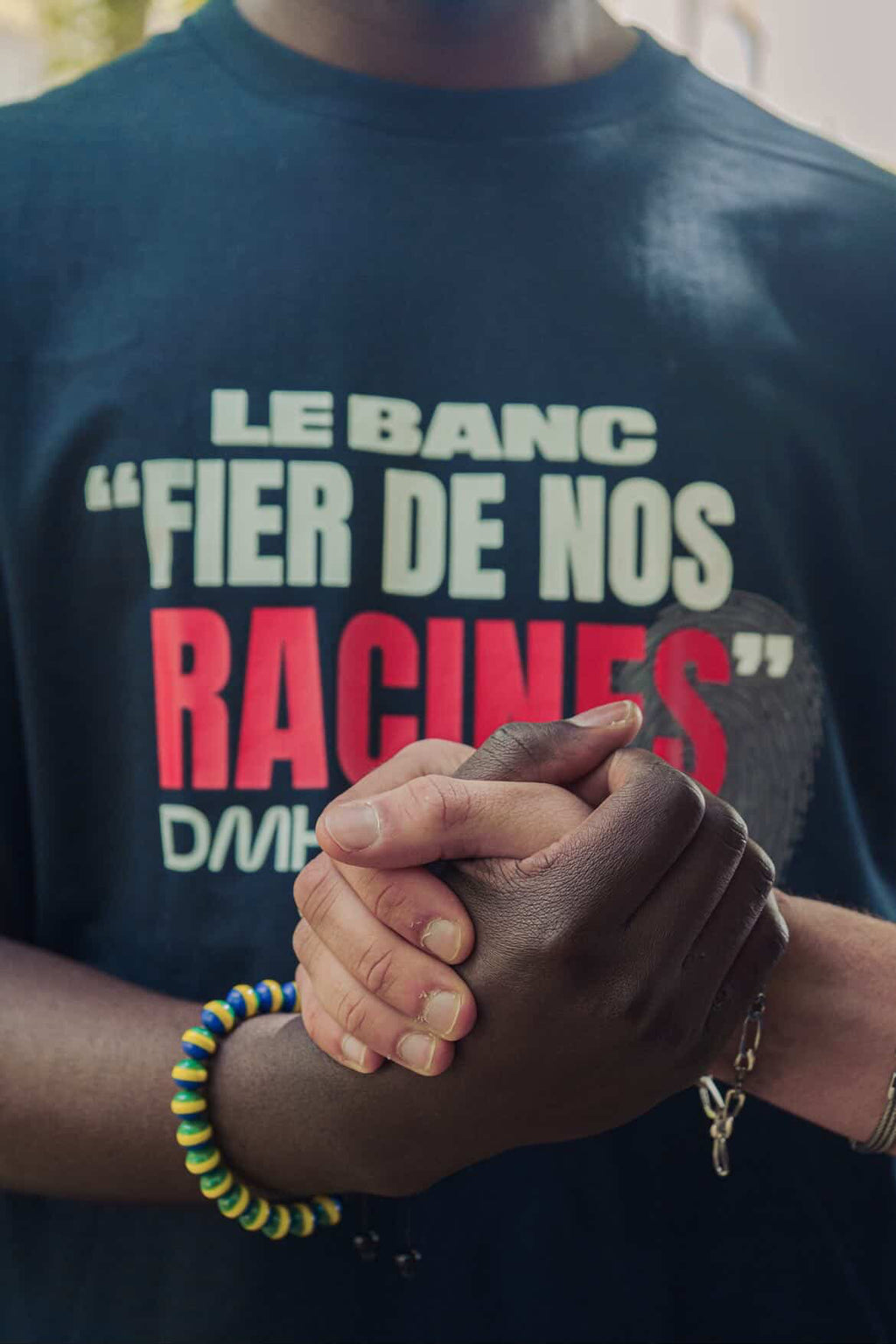 T-shirt « Fier de nos racines » collab Ayasa X Le Banc
