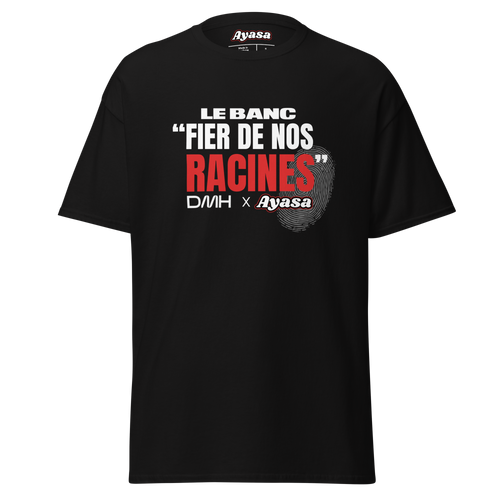 T-shirt « Fier de nos racines » collab Ayasa X Le Banc